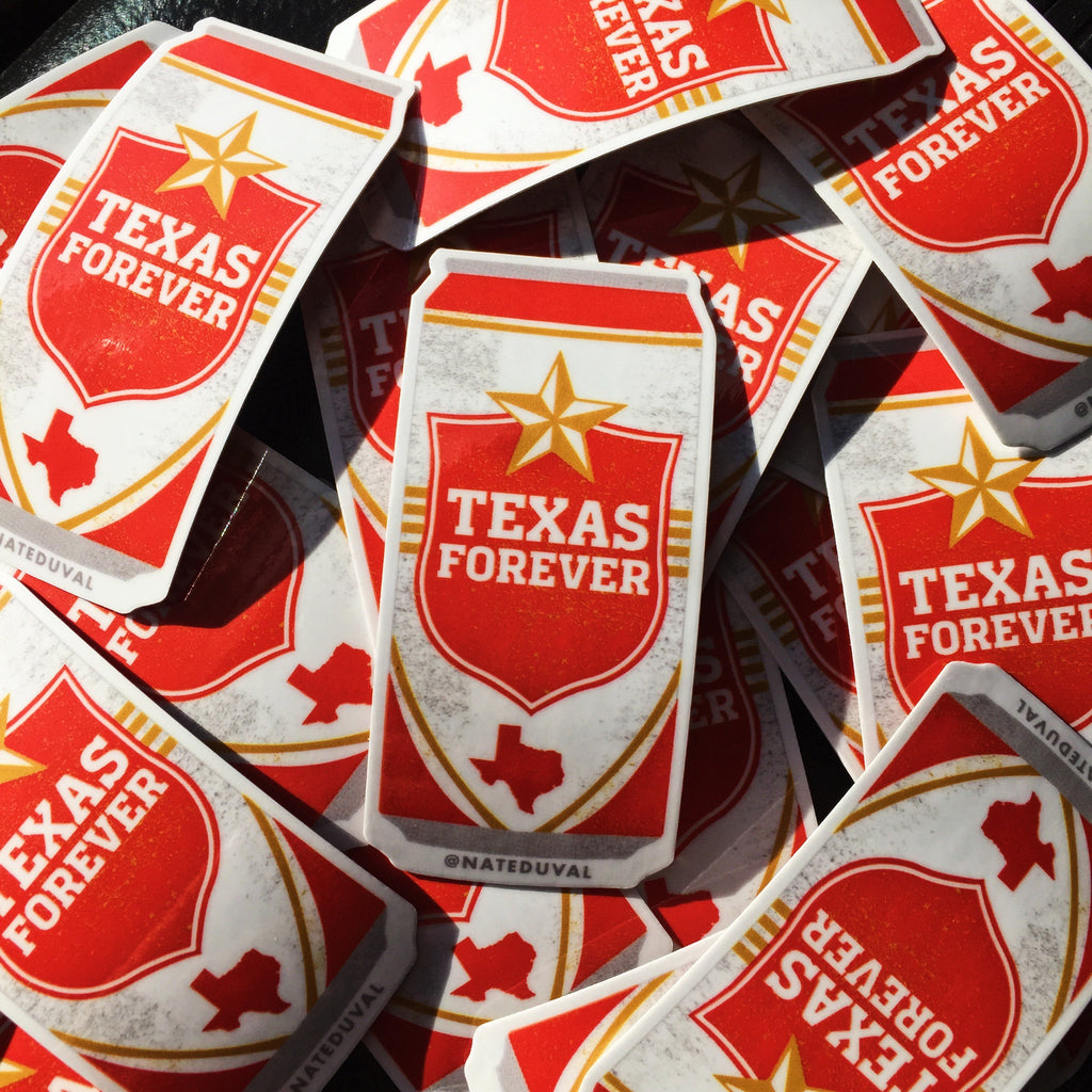Texas Forever Stickers